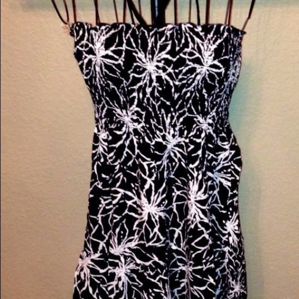 Vintage Abstract Figure Flattering Deadstock Summer Dress Sundress Vacay NWT - Picture 5 of 6